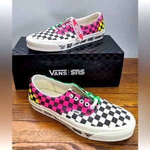 VANS VAULT X SNS LIMITED EDITION RARE COLLAB OG ERA LX KNOCKOUT CHECK MENS 10.5